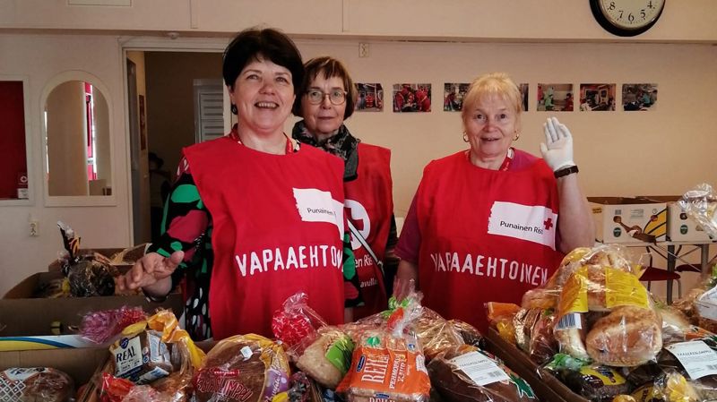Ruoka-aputoiminta vei mennessään