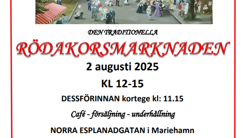 Rödakorsmarknad 2025