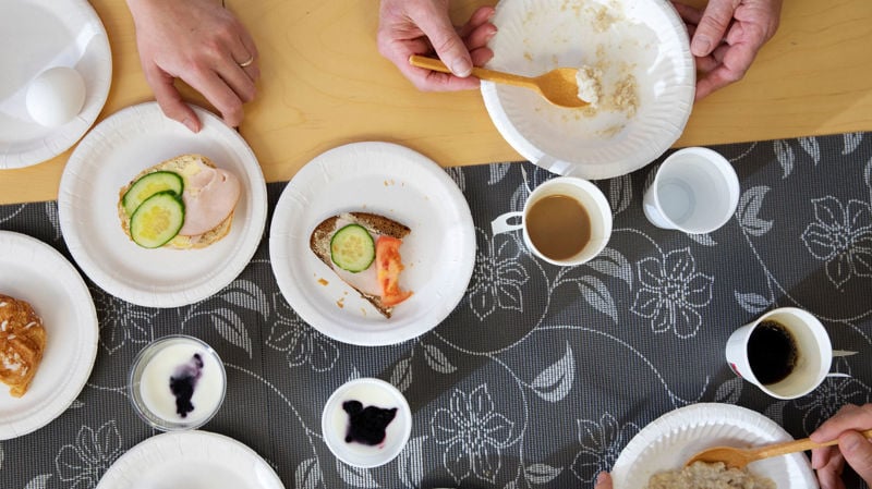 Punaisen Ristin ruoka-apu Oulun piirin alueella 