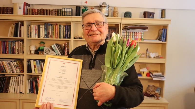 Esko Lundén on Vuoden ystävä Turunmaalla 2024