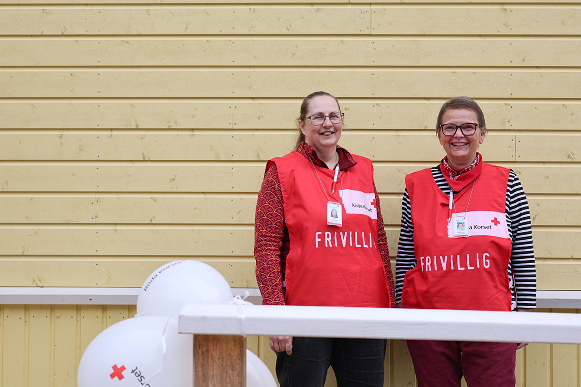 Tina Gustafsson och Jaana Rosenblad ansvarar tillsammans för Hitis Hälsopunkt.