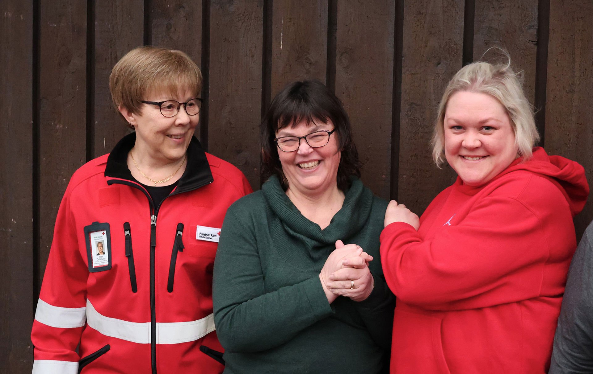 Inger Österlund, Tarja Sirkiä ja Emma Hollsten ovat hallituksen jäseniä Korppoon osastossa.