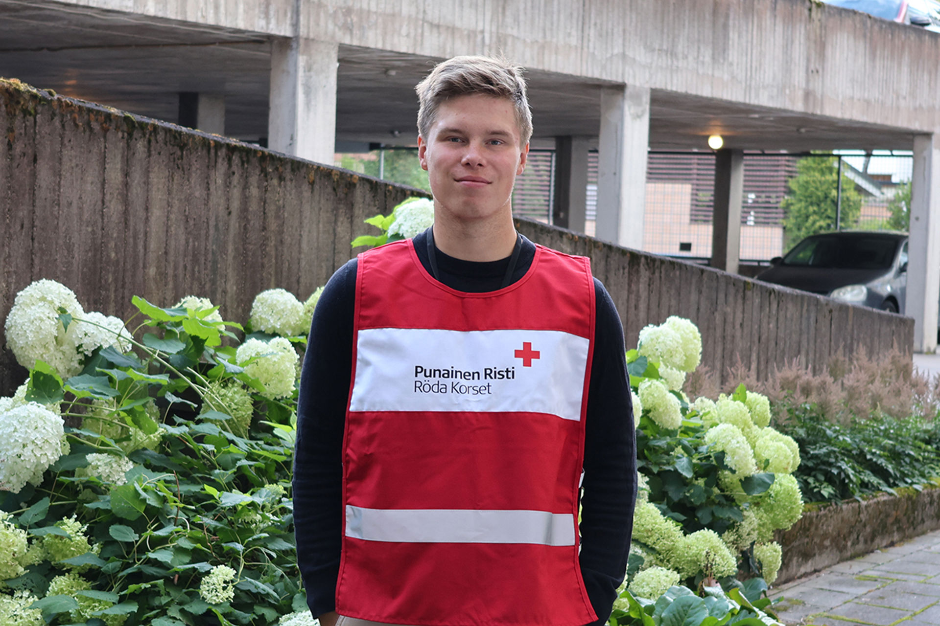 Noah Lönnqvist har gjort sin praktik vid Åbolands distrikt och bekantat sig med olika former av mathjälp.