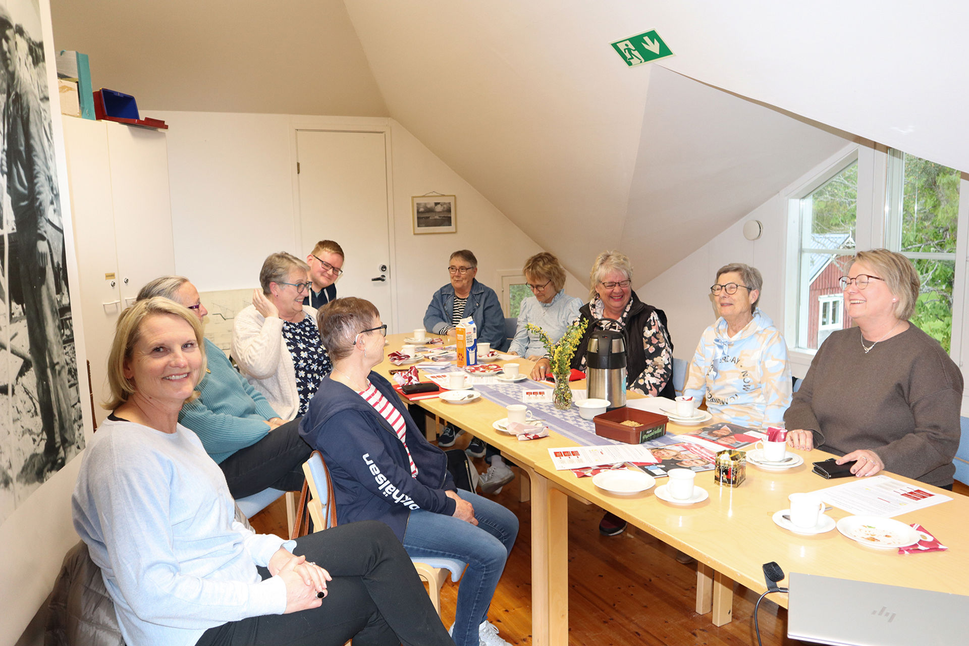 Västanfjärd avdelning samarbetar med de övriga avdelningarna på Kimitoön. Här har Västanfjärd bjudit in styrelsemedlemmar från andra avdelningar på gemensamt möte.