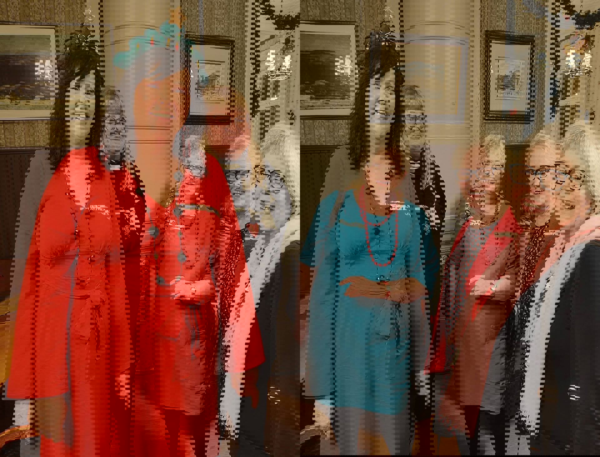 Hämeenlinnan jouluhetkeä vietettiin ravintola Seiskassa Suomen kasarmilla. 