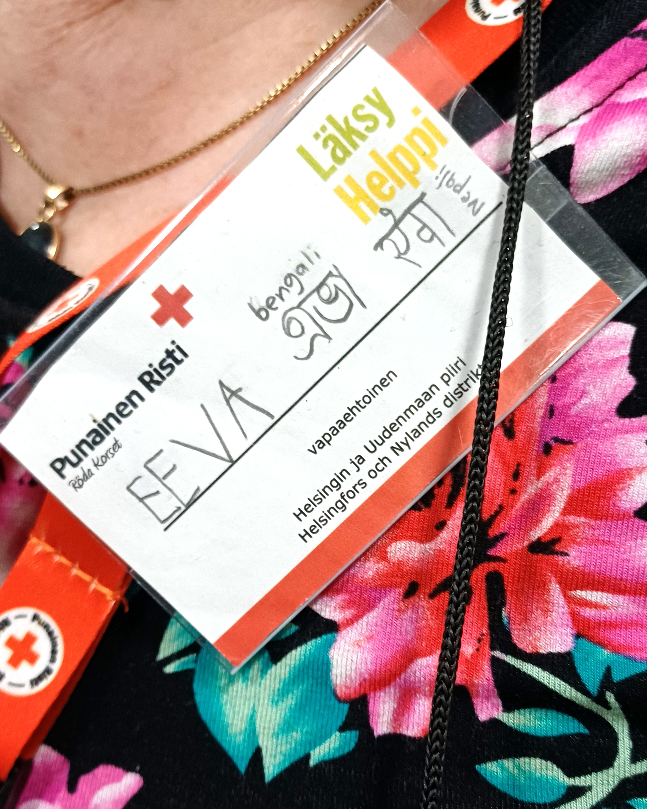 L&auml;ksyhelppi-ohjaaja Eeva Lehtisen nimikortti