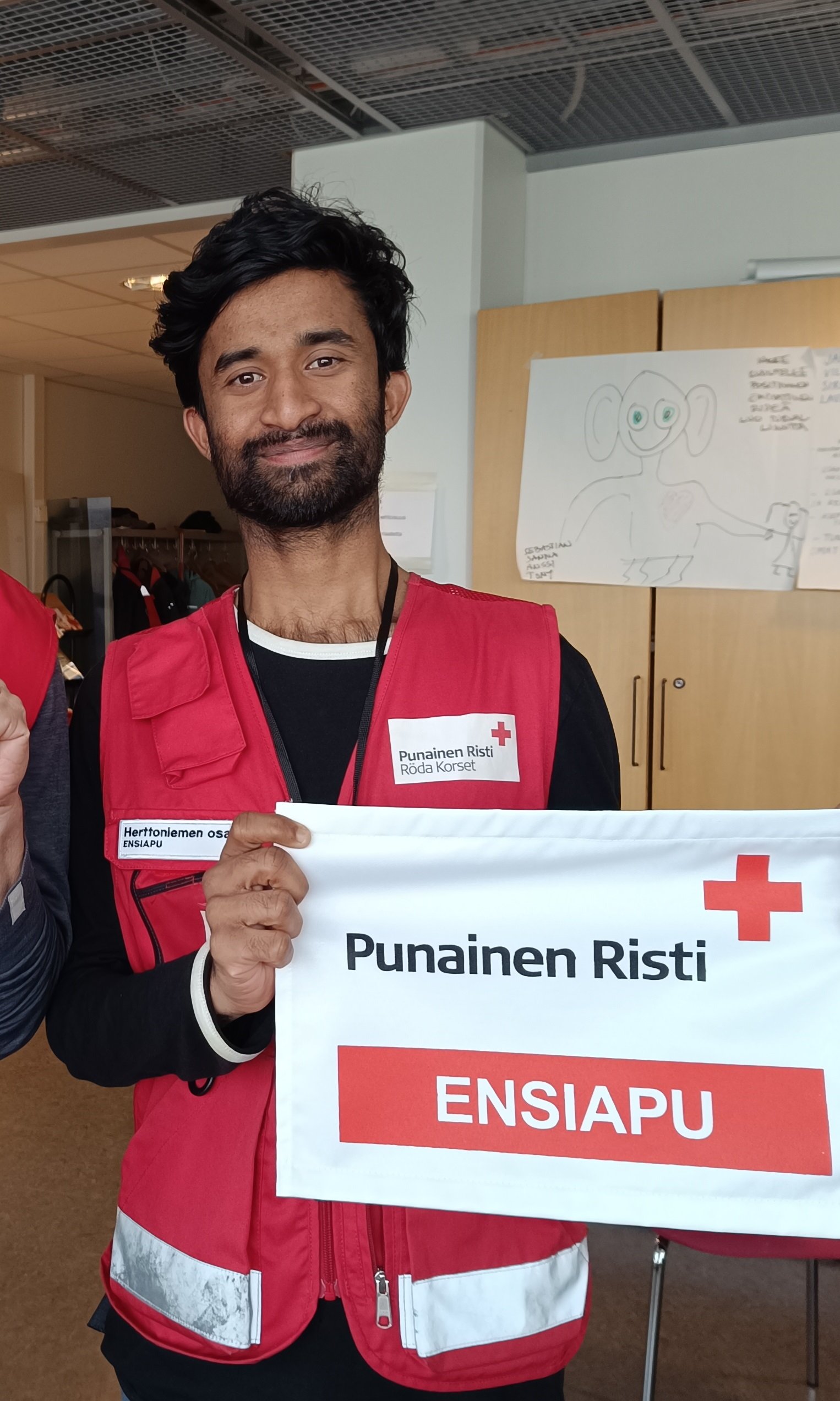 Sebastian Rosenthan, First aid responder, Finnish Red Cross