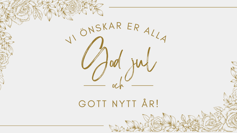 Vi ser fram emot ett nytt år av samarbete och framgång