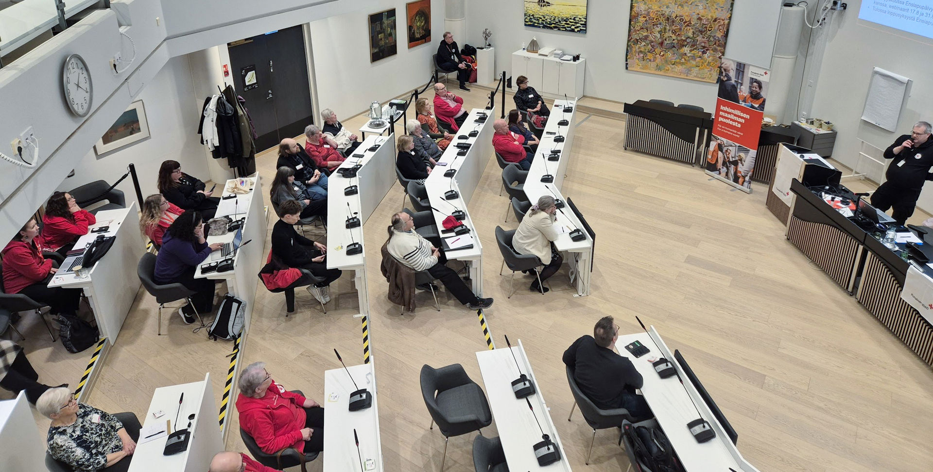 Suomen Punaisen Ristin Oulun piirin vuosikokous 2026.