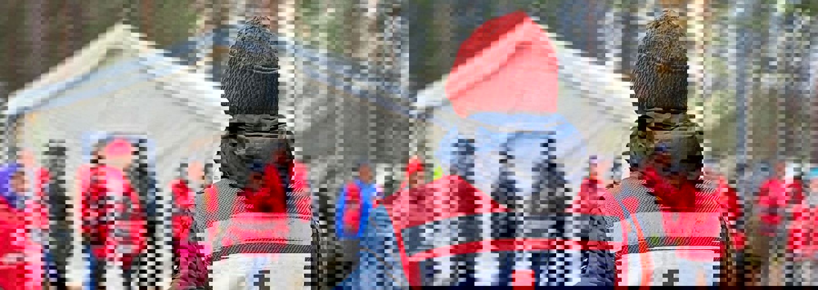 Volunteers participating in the readiness weekend.