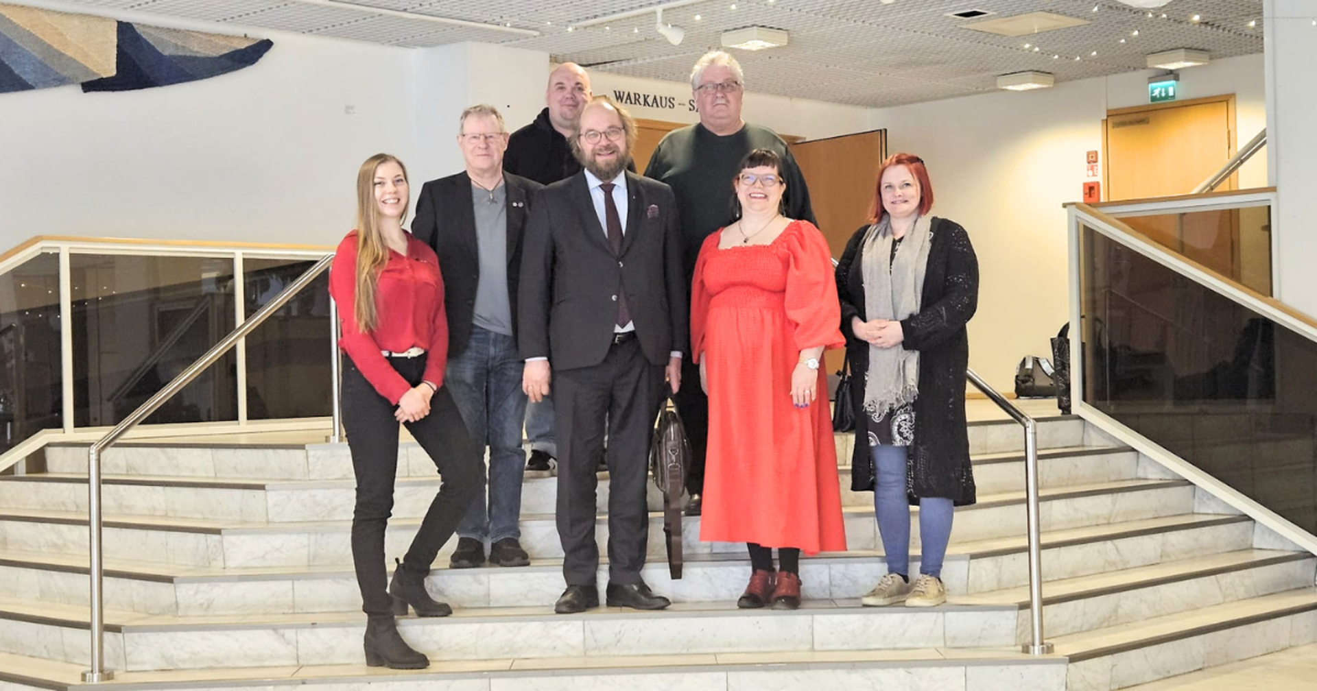Vaalitoimikunnan uusi kokoonpano. Vaalitoimikunta laatii ehdotuksen seuraavasta piirinhallituksesta vuosille 2027-2029.
